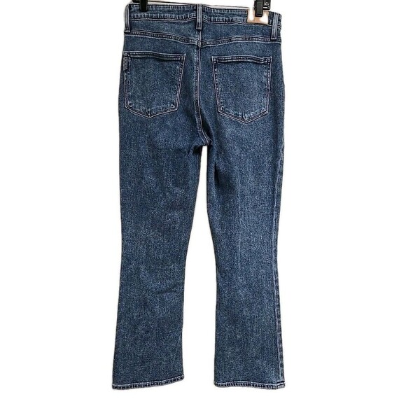 Paige Femme Boot Cut Jeans Acid Wash Blue Stretch Women’s Size 31 - Picture 3 of 10